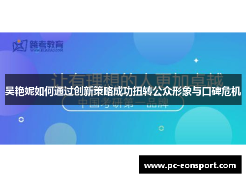 吴艳妮如何通过创新策略成功扭转公众形象与口碑危机